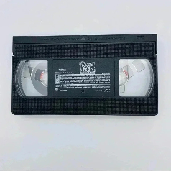Walt Disney's Winnie the Pooh Spookable Pooh VHS tape, #6783 - Picture 6 of 8